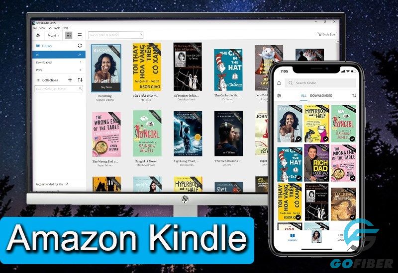 Amazon Kindle là cái tên đọc sách online phổ biến trên toàn thế giới