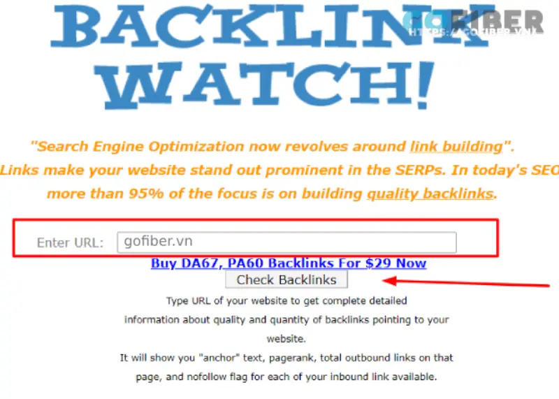 Kiểm tra backlink bằng Backlink Watch đang được nhiều SEOer áp dụng