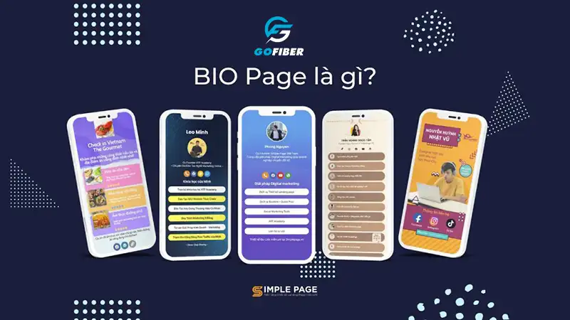 Bio Page với các chức năng hỗ trợ tạo Bio Link tuyệt đẹp
