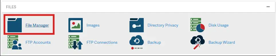 hướng dẫn sử dụng File Manager trong cPanel