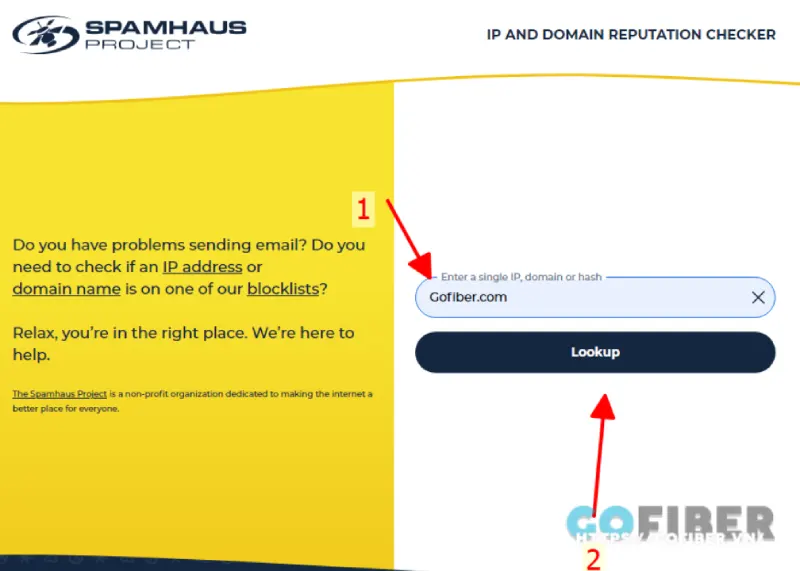 Các bước kiểm tra IP/Domain trên Spamhaus