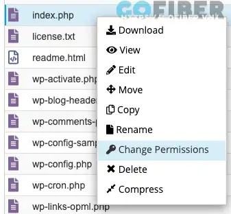 Cách thay set và thay đổi quyền truy cập cho file và folder trên cPanel