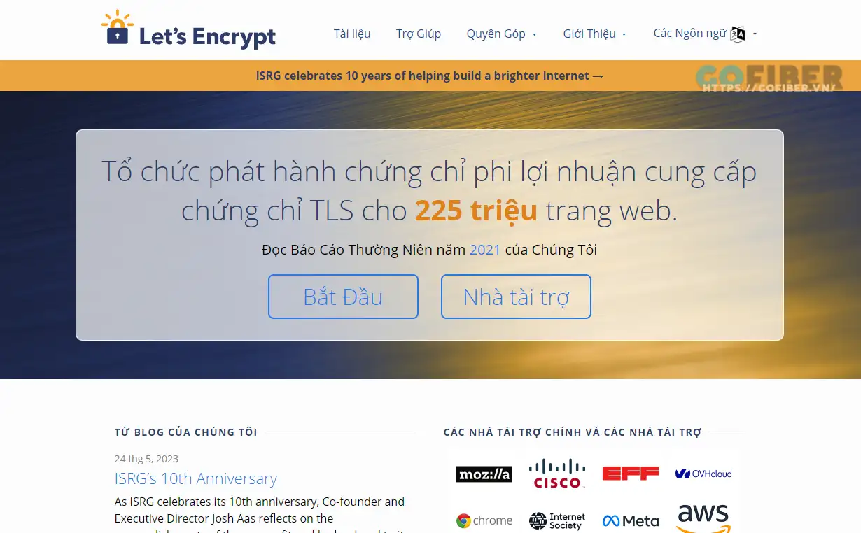 Giới thiệu về chứng nhận SSL do Let's Encrypt cung cấp