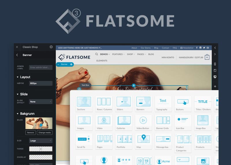 Flatsome Là Gì? Xây dựng website đơn giản với Flatsome