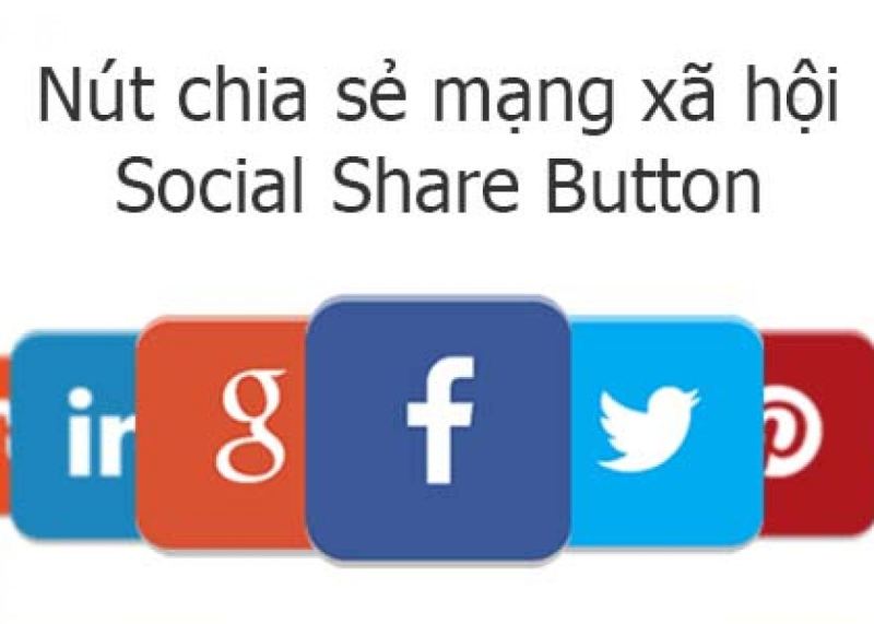 Tạo nút share social trên mạng xã hội