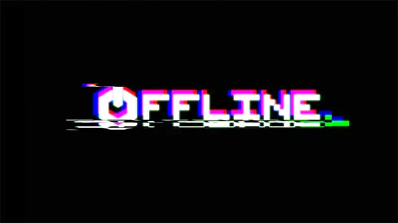 Máy tính offline, không có kết nối
