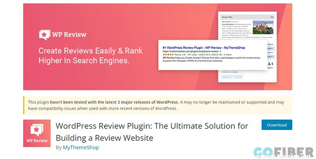 WP Review là công cụ hữu ích để tăng tính tương tác của người dùng