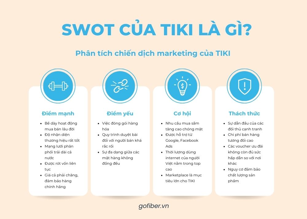 SWOT của TiKi là gì? Phân tích chiến dịch marketing TiKi