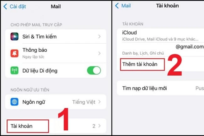 Cách tạo tài khoản Gmail trên Iphone