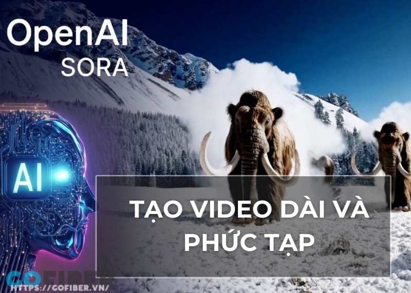 Sora AI có thể tạo video dài và phức tạp