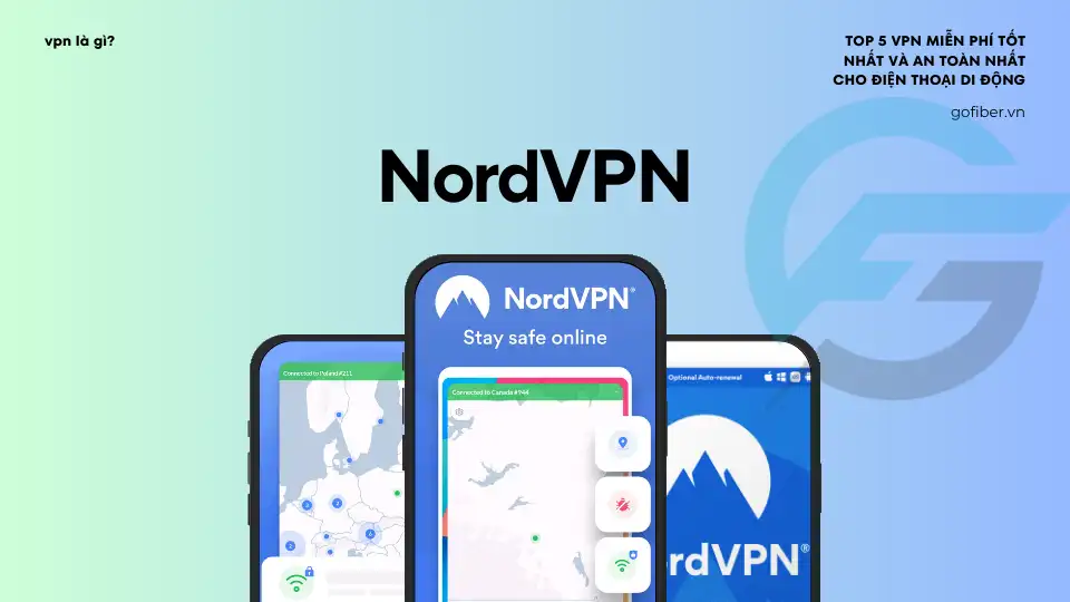 NordVPN có ứng dụng dành riêng cho iOS và Android