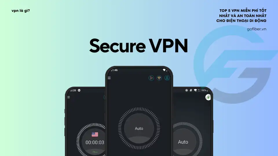 Secure VPN được xây dựng với một hệ thống bảo mật đáng tin cậy