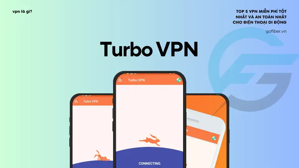 Turbo VPN mã hóa dữ liệu trên Internet để đảm bảo sự riêng tư và bảo mật cho người dùng